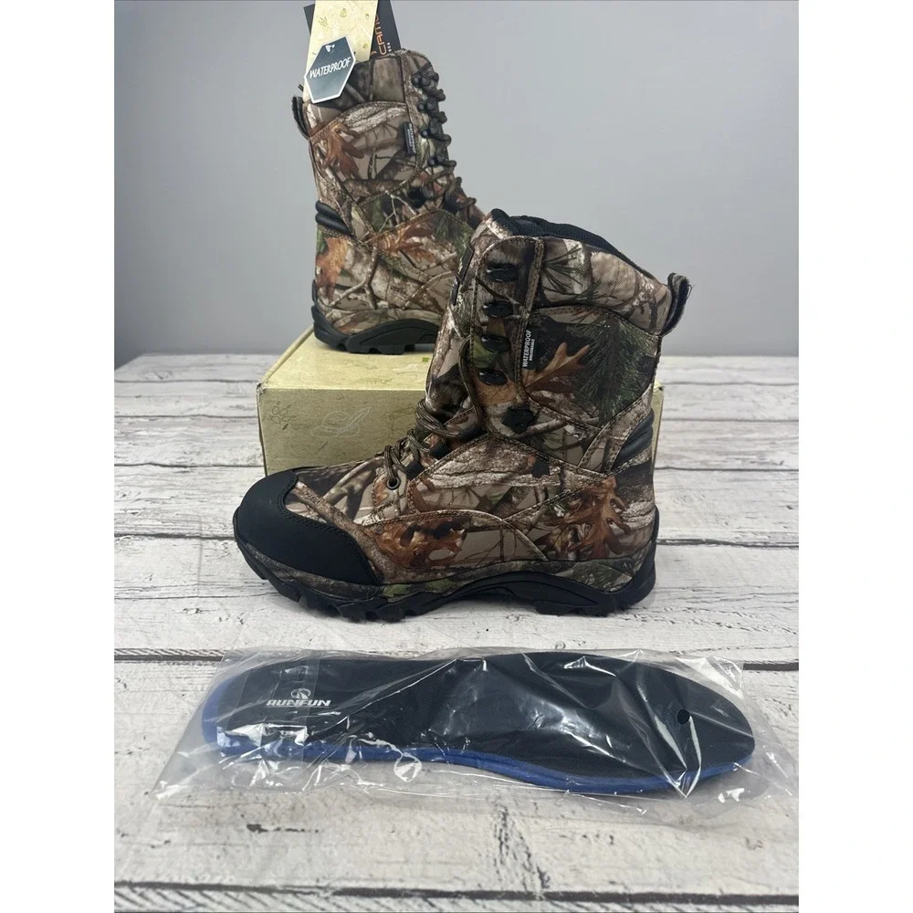 RUNFUN Men's Waterproof Hunting Boots – 8